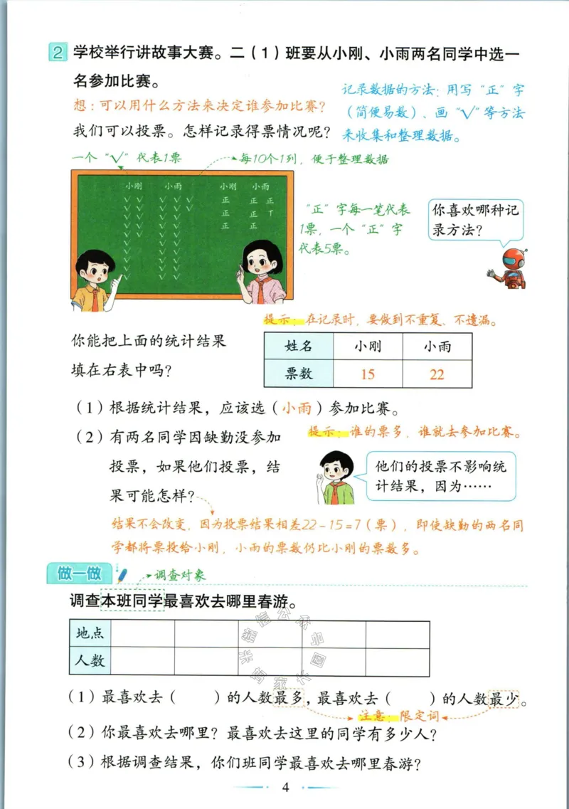 《001.数学黄冈随堂笔记二年级下册公众号：米妈家长圈_小学1-6年级全科全套_1-6年级全科下册_二年级_其他补充资料_数学通用版资料》第10页预览