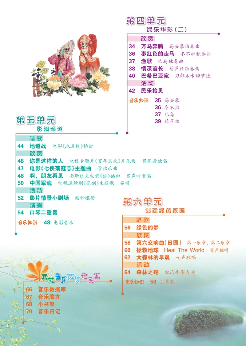 《7年级下册_初中音乐_冀少版》第5页预览
