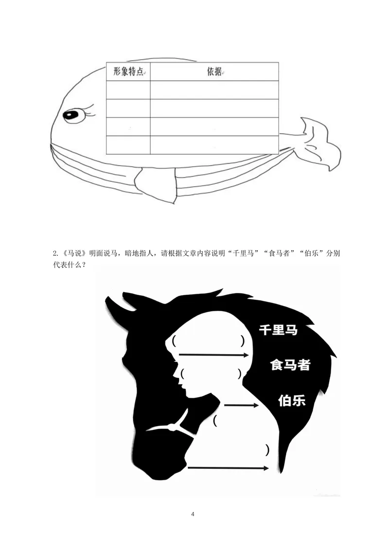《初中语文八年级下册第6单元品名家经典单元作业_0作业_初中全科目同步习题+精品试卷（7-9年级）_25秋初中语文《同步习题+精品试卷》_初中语文试卷7-9年级上册(1)_《优秀作业单》_八年级》第4页预览