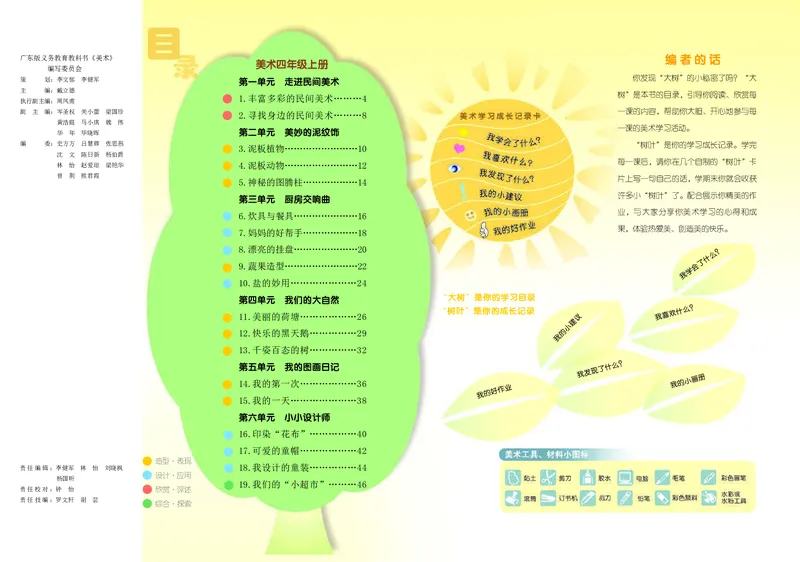 《岭南版4年级美术上册高清教材_光塔笔记小学教辅_2025秋电子课本小学科目-新教材_全部版本•小学美术电子课本_岭南版小学美术电子课本》第4页预览