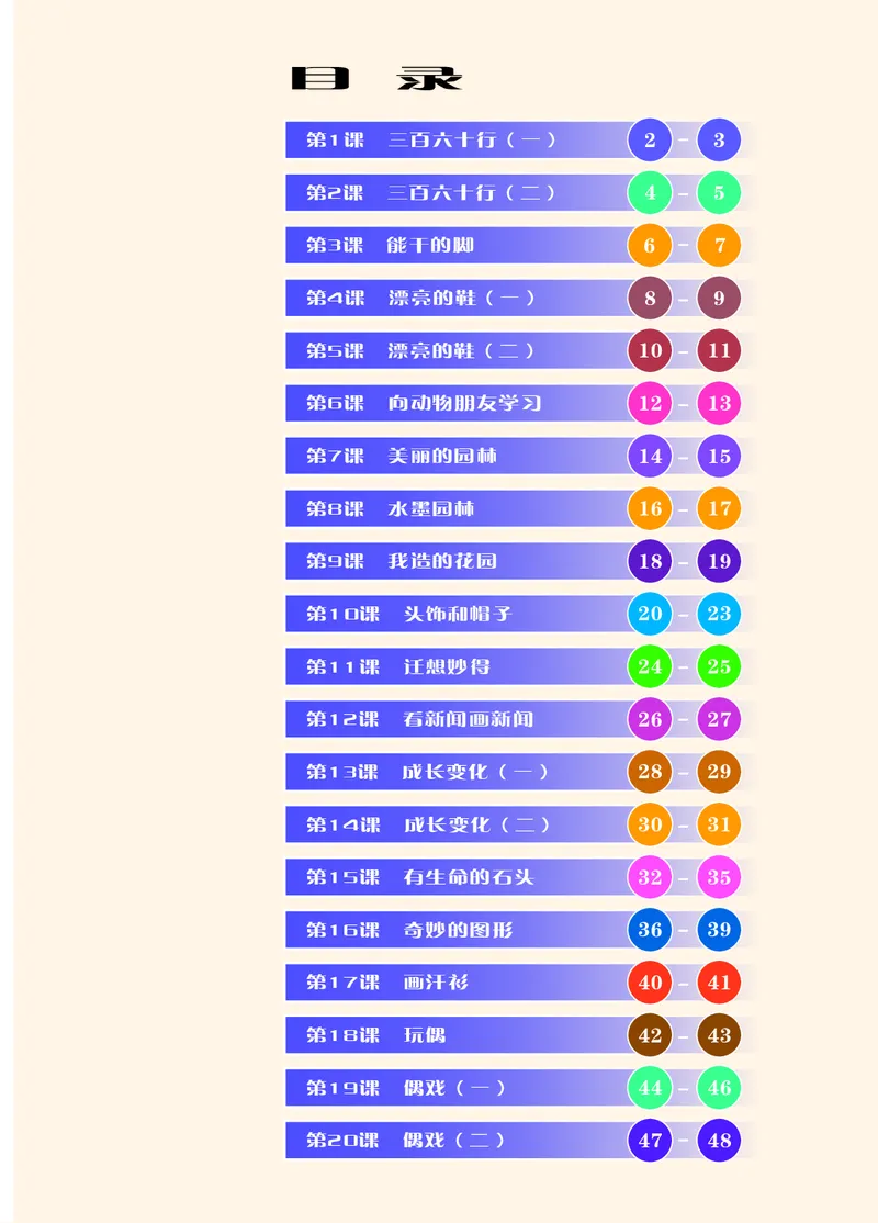《苏少版6年级美术下册高清教材_光塔笔记小学教辅_2025秋电子课本小学科目-新教材_全部版本•小学美术电子课本_苏少版小学美术电子课本》第4页预览
