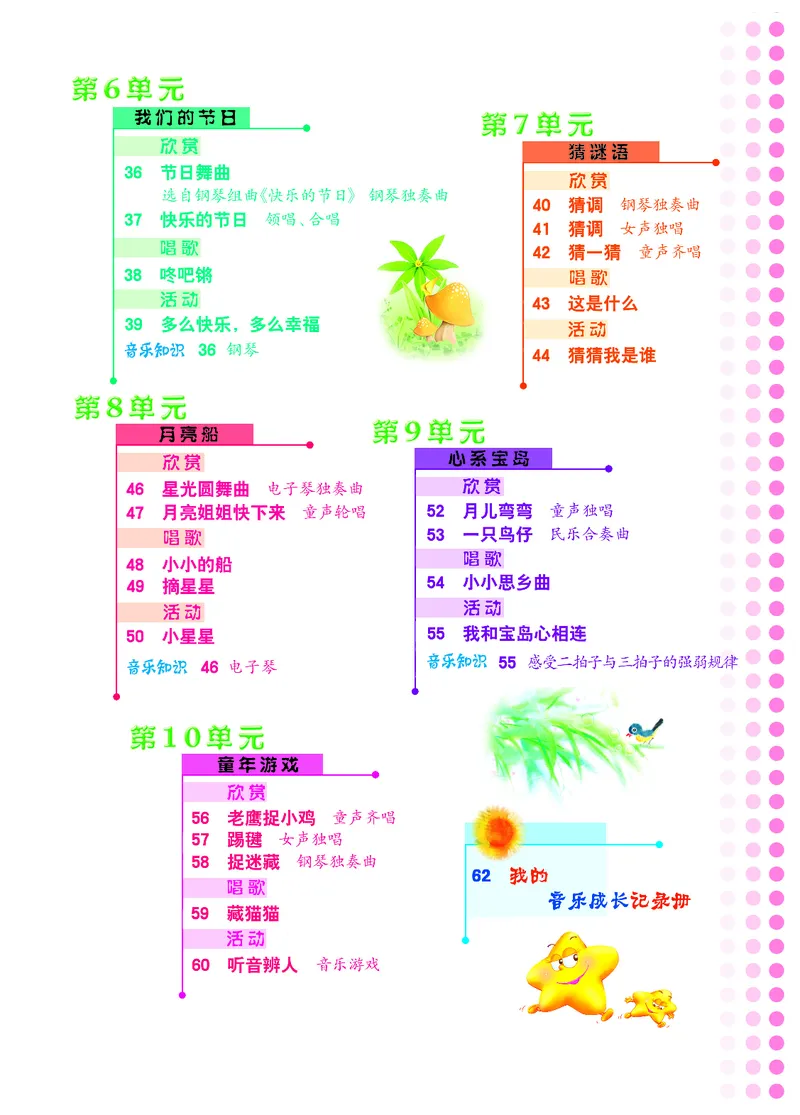 《冀少版1年级音乐下册高清教材_光塔笔记小学教辅_2025秋电子课本小学科目-新教材_全部版本•小学音乐电子课本_冀少版小学音乐电子课本》第5页预览