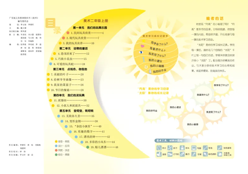 《岭南版2年级美术上册高清教材_光塔笔记小学教辅_2025秋电子课本小学科目-新教材_全部版本•小学美术电子课本_岭南版小学美术电子课本》第4页预览