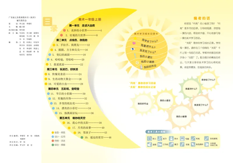 《岭南版1年级美术上册高清教材_光塔笔记小学教辅_2025秋电子课本小学科目-新教材_全部版本•小学美术电子课本_岭南版小学美术电子课本》第4页预览