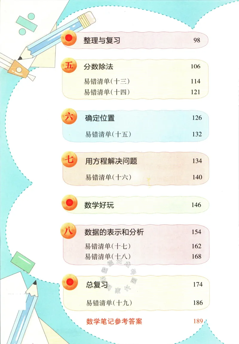 《002.北师版数学状元笔记五年级下册公众号：米妈家长圈_小学1-6年级全科全套_1-6年级全科下册_五年级_其他补充资料_教辅系列_数学北师版资料》第6页预览