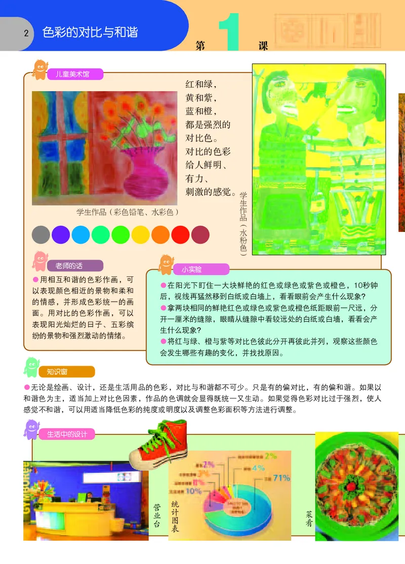 《苏少版4年级美术下册高清教材_光塔笔记小学教辅_2025秋电子课本小学科目-新教材_全部版本•小学美术电子课本_苏少版小学美术电子课本》第5页预览