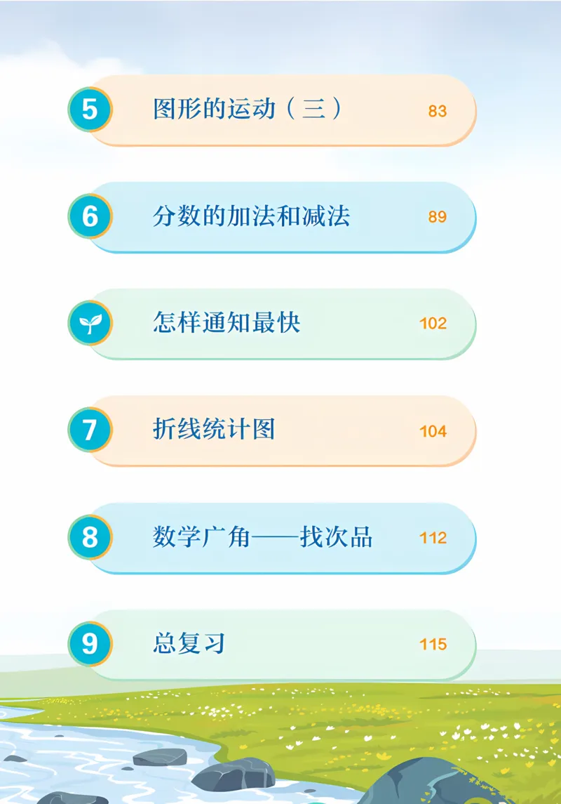 《新人教小学数学5下_光塔笔记小学教辅_2025秋电子课本小学科目-新教材_全部版本•小学数学电子课本_人教版小学数学电子课本》第5页预览