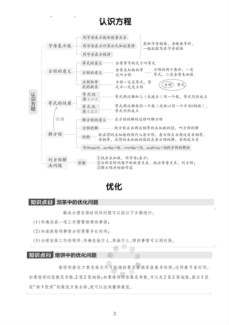《005.北师版数学四年级下册课本知识全归纳公众号：米妈家长圈_小学1-6年级全科全套_1-6年级全科下册_四年级_其他补充资料_数学北师版资料》第4页预览