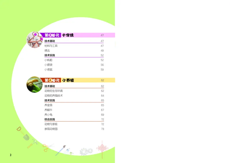 《劳动技术三上_光塔笔记小学教辅_2025秋电子课本小学科目-新教材_全部版本•劳动技术电子课本》第4页预览