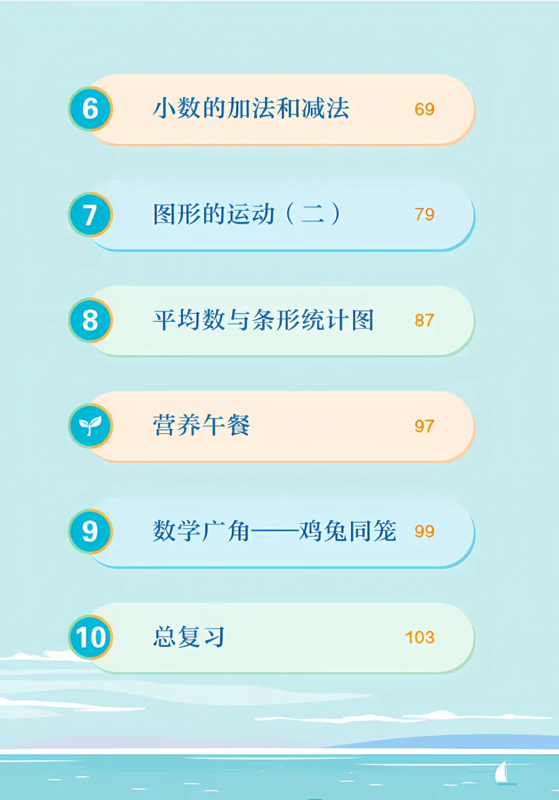 《新人教小学数学4下_光塔笔记小学教辅_2025秋电子课本小学科目-新教材_全部版本•小学数学电子课本_人教版小学数学电子课本》第5页预览