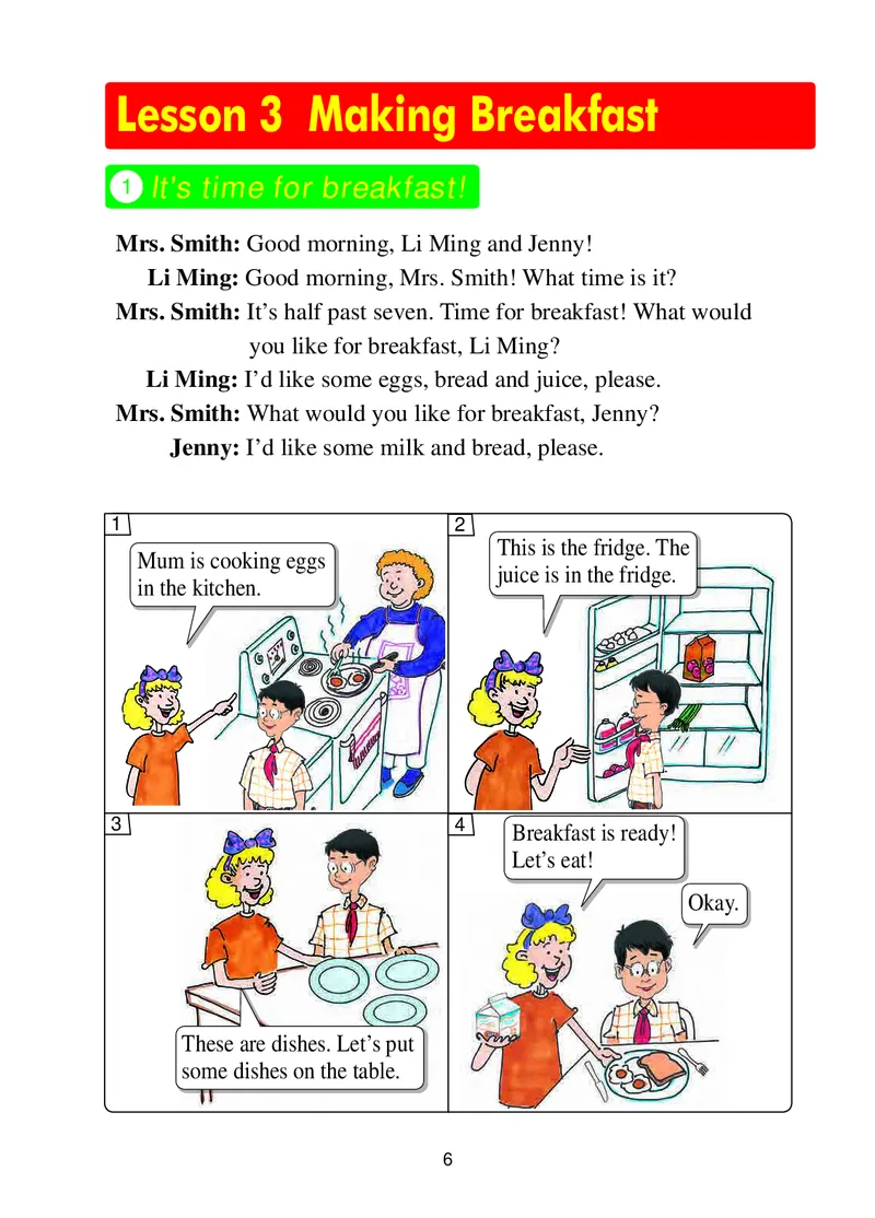 《冀教版6年级英语上册高清教材_光塔笔记小学教辅_2025秋电子课本小学科目-新教材_全部版本•小学英语电子课本_冀教版小学英语电子课本》第10页预览