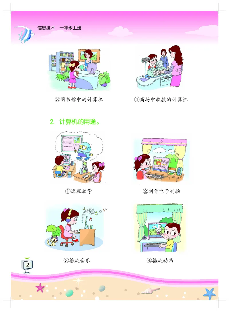 《信息技术．一年级．上册_光塔笔记小学教辅_2025秋电子课本小学科目-新教材_全部版本•信息技术电子课本_信息技术（佛山版）_1-6上册》第6页预览