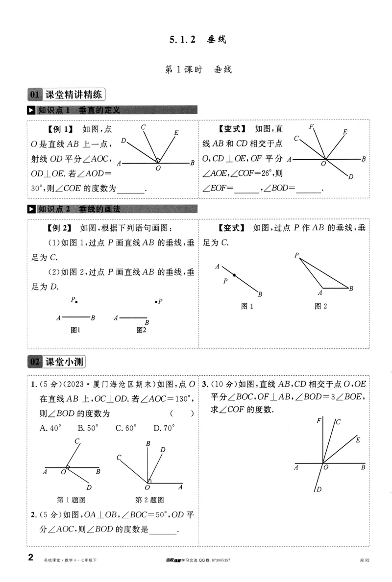 《2024版《名校课堂》7年级下数学（RJ）福建A版_初中全科目同步习题+精品试卷（7-9年级）_25秋初中数学《同步习题+精品试卷》_初中数学人教版试卷_初中数学人教版7-9年级下册》第5页预览