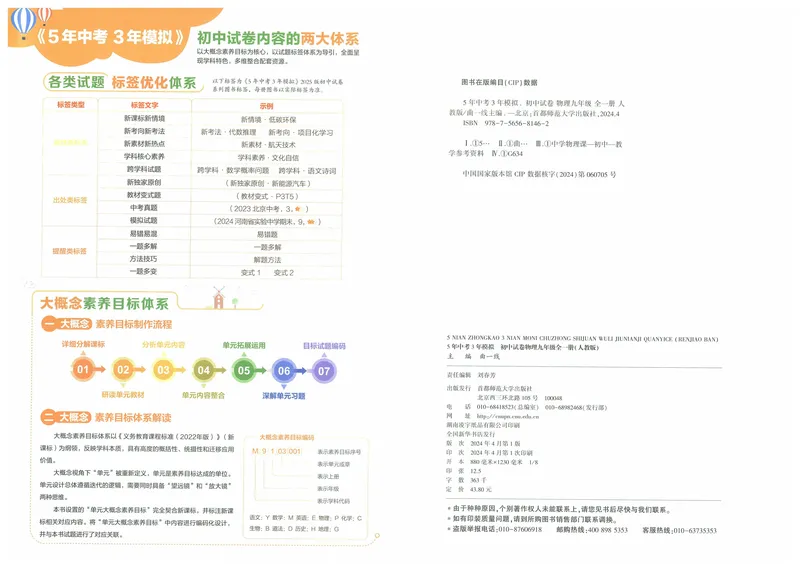 《2025《53初中试卷》物理9全(人教版)_初中全科目同步习题+精品试卷（7-9年级）_25秋初中物理《同步习题+精品试卷》_初中物理试卷人教版_《53初中试卷》24秋_人教版》第2页预览