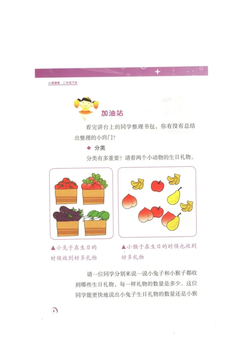 《教材北师大版《心理健康》二年级下_光塔笔记小学教辅_2025秋电子课本小学科目-新教材_全部版本•心理健康电子课本_北师大版》第7页预览