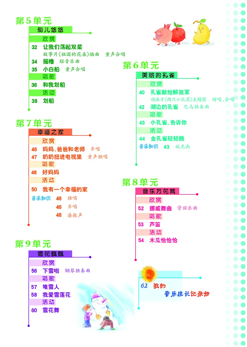 《冀少版2年级音乐上册高清教材_光塔笔记小学教辅_2025秋电子课本小学科目-新教材_全部版本•小学音乐电子课本_冀少版小学音乐电子课本》第5页预览