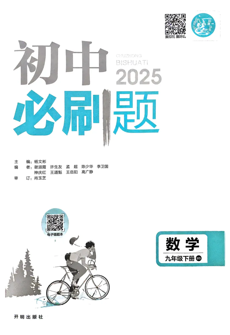 《2025《初中必刷题》数学9下(北师大)_初中全科目同步习题+精品试卷（7-9年级）_25秋初中数学《同步习题+精品试卷》_初中数学北师大试卷_下册_《必刷题》25春》第2页预览