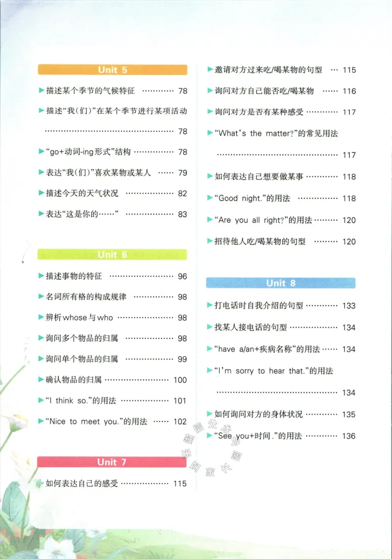 《004.译林三起点英语状元英语笔记四年级下册公众号：米妈家长圈_小学1-6年级全科全套_1-6年级全科下册_四年级_其他补充资料_英语译林版资料》第5页预览