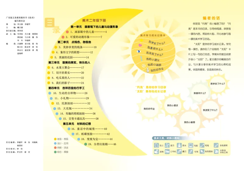 《岭南版2年级美术下册高清教材_光塔笔记小学教辅_2025秋电子课本小学科目-新教材_全部版本•小学美术电子课本_岭南版小学美术电子课本》第4页预览