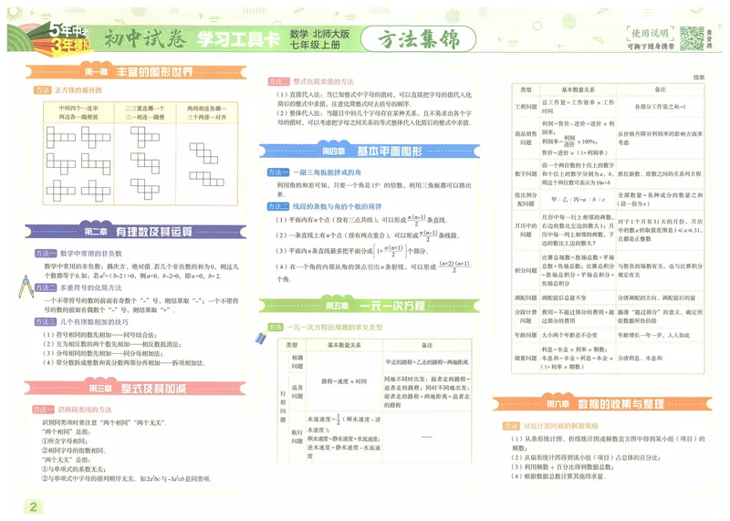 《2025《初中数学•53初中试卷》七上(北师)_初中全科目同步习题+精品试卷（7-9年级）_25秋初中数学《同步习题+精品试卷》_初中数学北师大试卷_上册_《53初中试卷》2025版》第4页预览