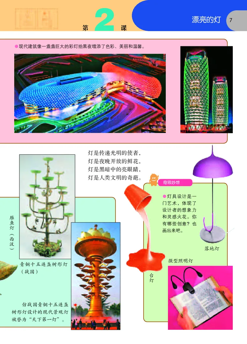 《苏少版3年级美术下册高清教材_光塔笔记小学教辅_2025秋电子课本小学科目-新教材_全部版本•小学美术电子课本_苏少版小学美术电子课本》第10页预览