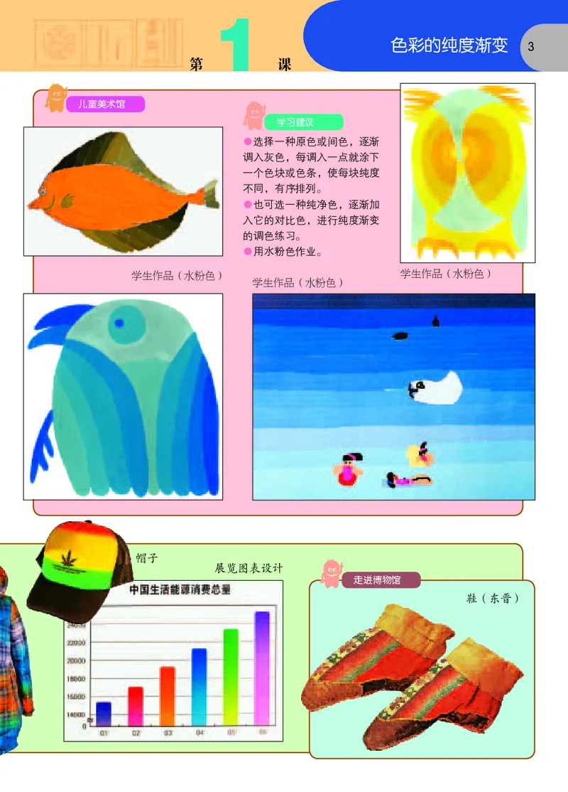 《苏少版3年级美术下册高清教材_光塔笔记小学教辅_2025秋电子课本小学科目-新教材_全部版本•小学美术电子课本_苏少版小学美术电子课本》第6页预览
