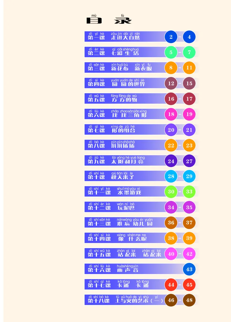 《苏少版1年级美术上册高清教材_光塔笔记小学教辅_2025秋电子课本小学科目-新教材_全部版本•小学美术电子课本_苏少版小学美术电子课本》第4页预览