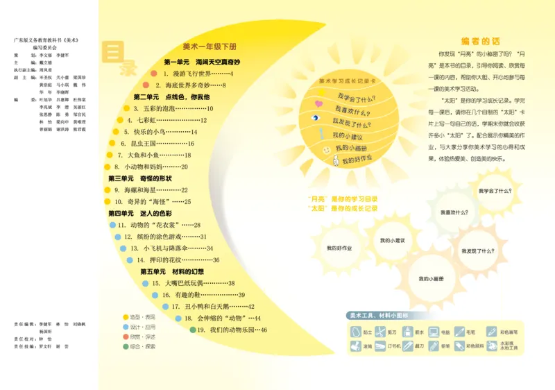 《岭南版1年级美术下册高清教材_光塔笔记小学教辅_2025秋电子课本小学科目-新教材_全部版本•小学美术电子课本_岭南版小学美术电子课本》第4页预览