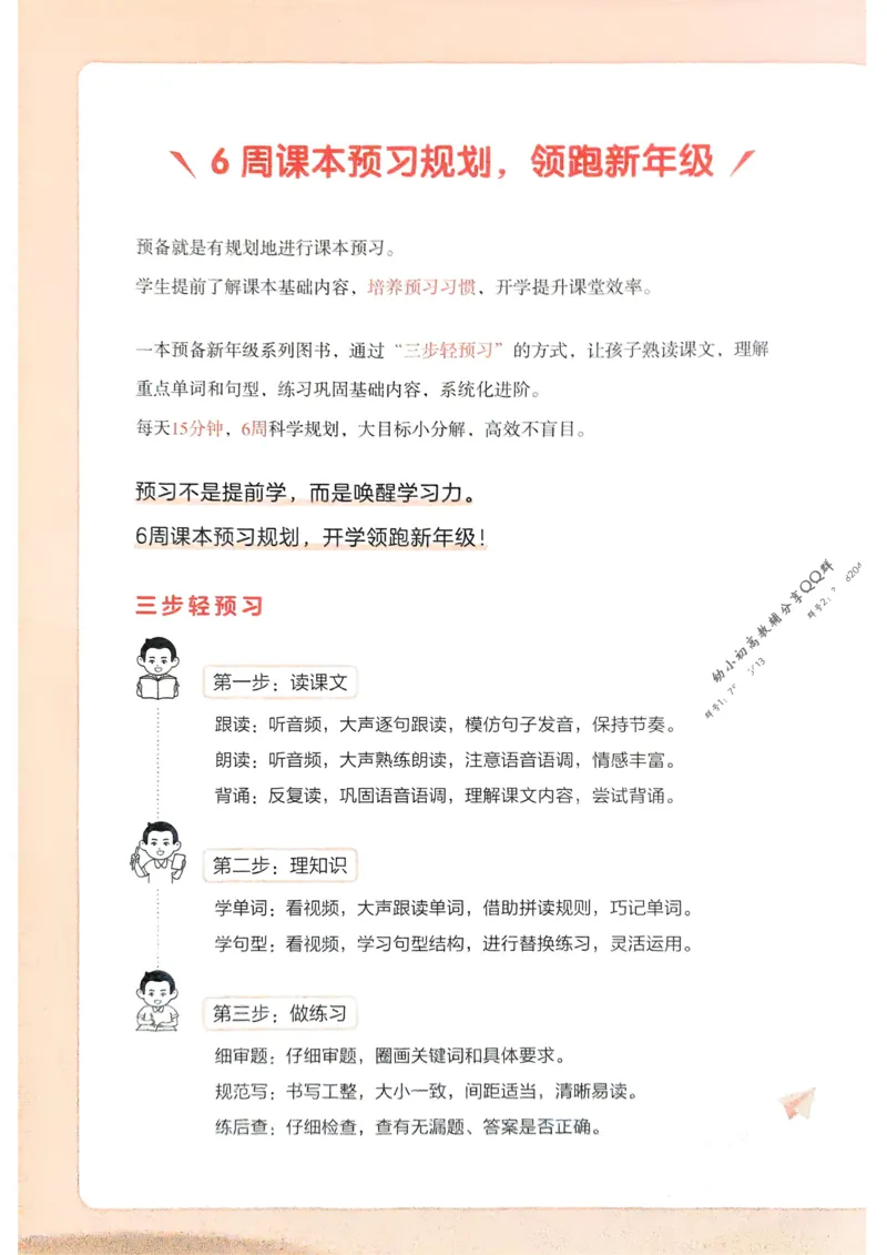 《2025版一本2升3预备三年级英语_光塔笔记小学教辅_2025版小学《一本预习衔接》1-6年级语文数学英语_一本预备三年级语数英25年》第2页预览