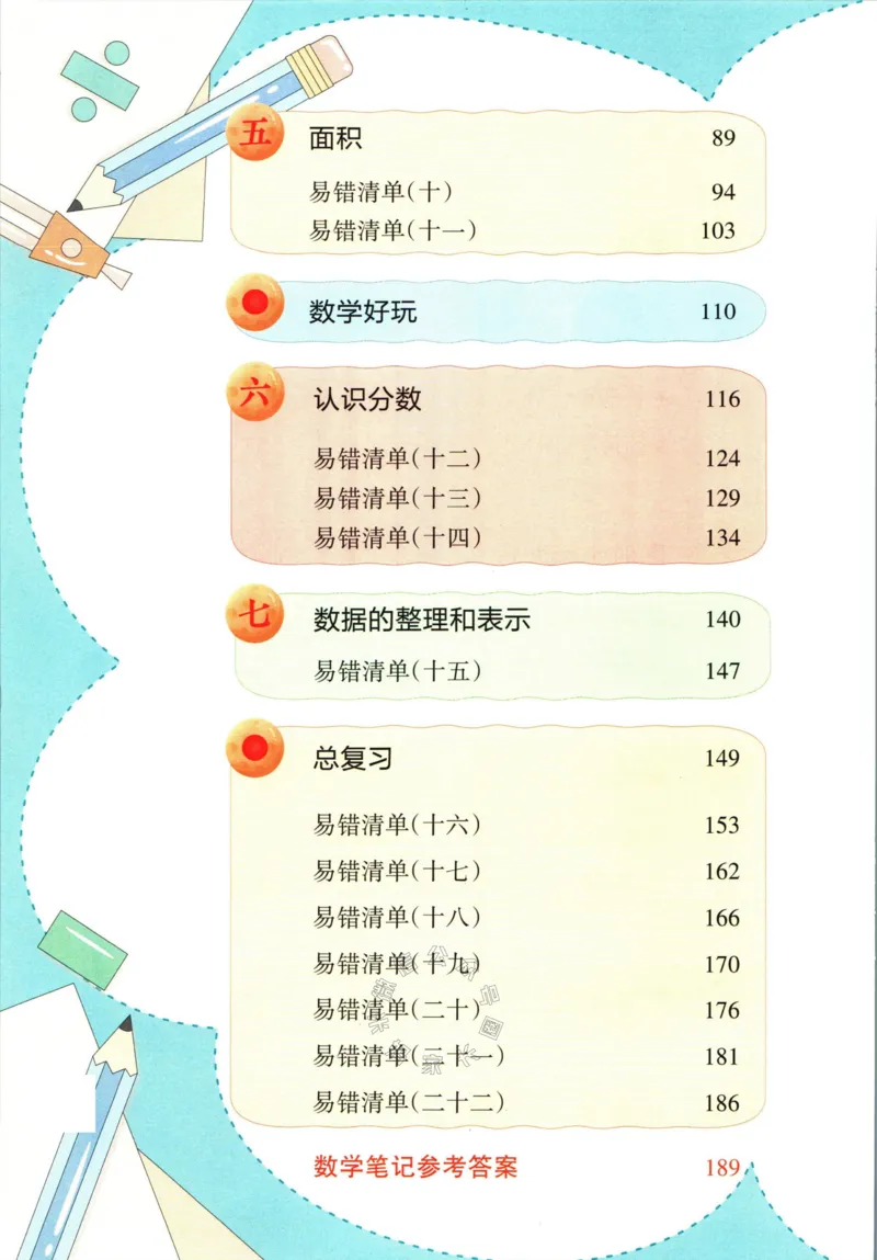 《002.北师版数学状元笔记三年级下册公众号：米妈家长圈_小学1-6年级全科全套_1-6年级全科下册_三年级_其他补充资料_数学北师版资料》第6页预览