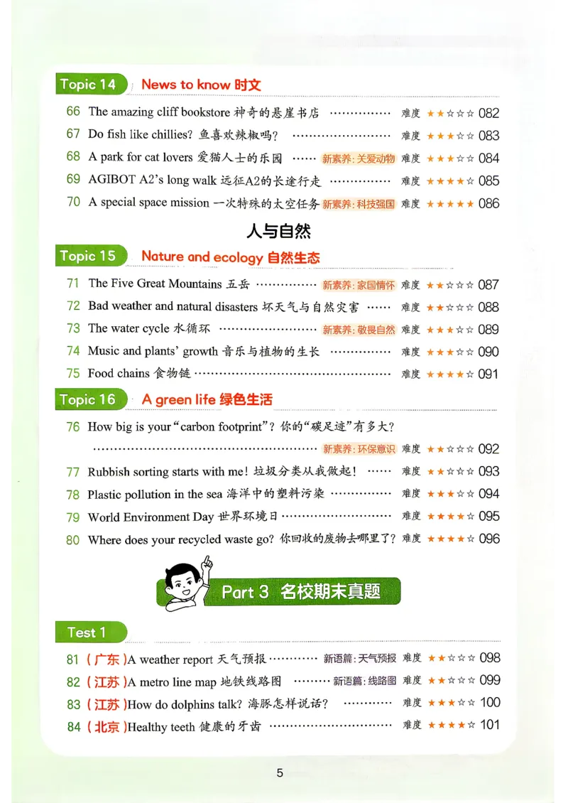《阅读训练100篇_2027一本阅读100篇语文英语数学0043_2027一本英语阅读100篇_27版一本英语阅读训练100篇五年级》第9页预览