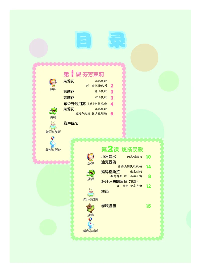 《人音版6年级音乐上册高清教材_光塔笔记小学教辅_2025秋电子课本小学科目-新教材_全部版本•小学音乐电子课本_人音版小学音乐电子课本_人音版小学音乐（五线谱）》第4页预览