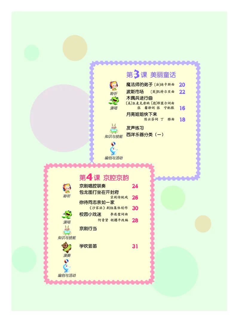 《人音版6年级音乐上册高清教材_光塔笔记小学教辅_2025秋电子课本小学科目-新教材_全部版本•小学音乐电子课本_人音版小学音乐电子课本_人音版小学音乐（五线谱）》第5页预览