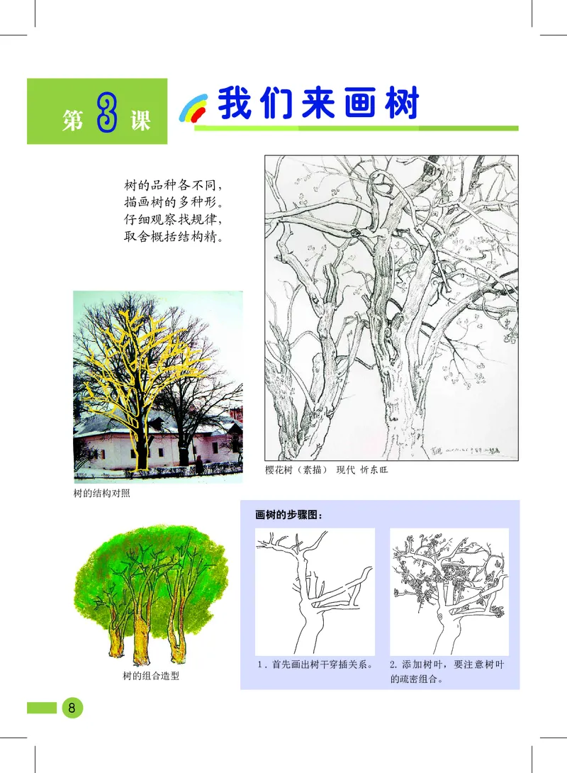 《沪教版4年级美术上册高清教材_光塔笔记小学教辅_2025秋电子课本小学科目-新教材_全部版本•小学美术电子课本_沪教版小学美术电子课本》第10页预览