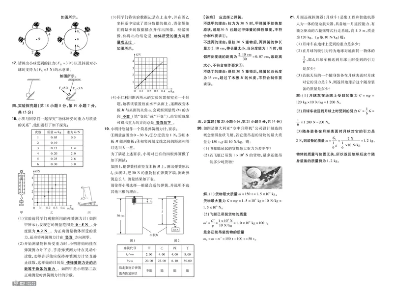《2025《初中物理•一遍过-单元卷》八下(RJ)教用_初中全科目同步习题+精品试卷（7-9年级）_25秋初中物理《同步习题+精品试卷》_初中物理试卷人教版_《一遍过》25春_教师版》第2页预览