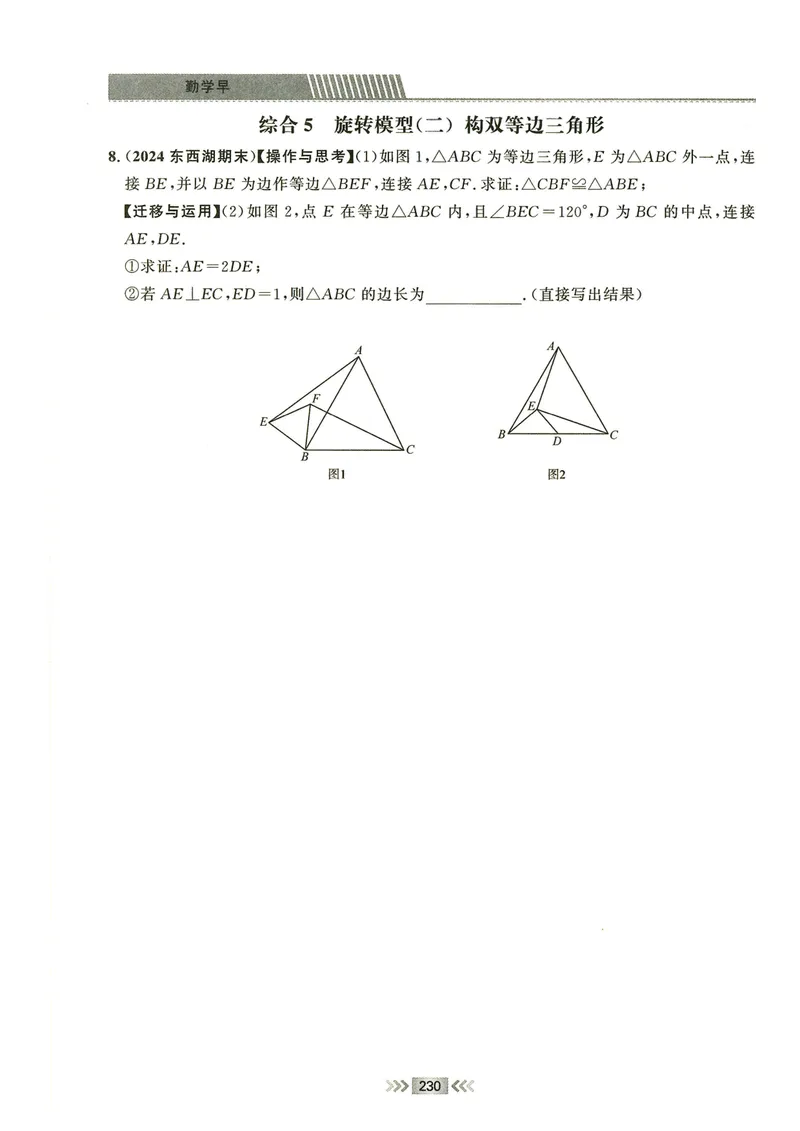 《2024秋九上大综合-学_初中全科目同步习题+精品试卷（7-9年级）_25秋初中数学《同步习题+精品试卷》_初中数学人教版试卷_初中数学人教版7-9年级下册_《名校压轴题》25春》第10页预览