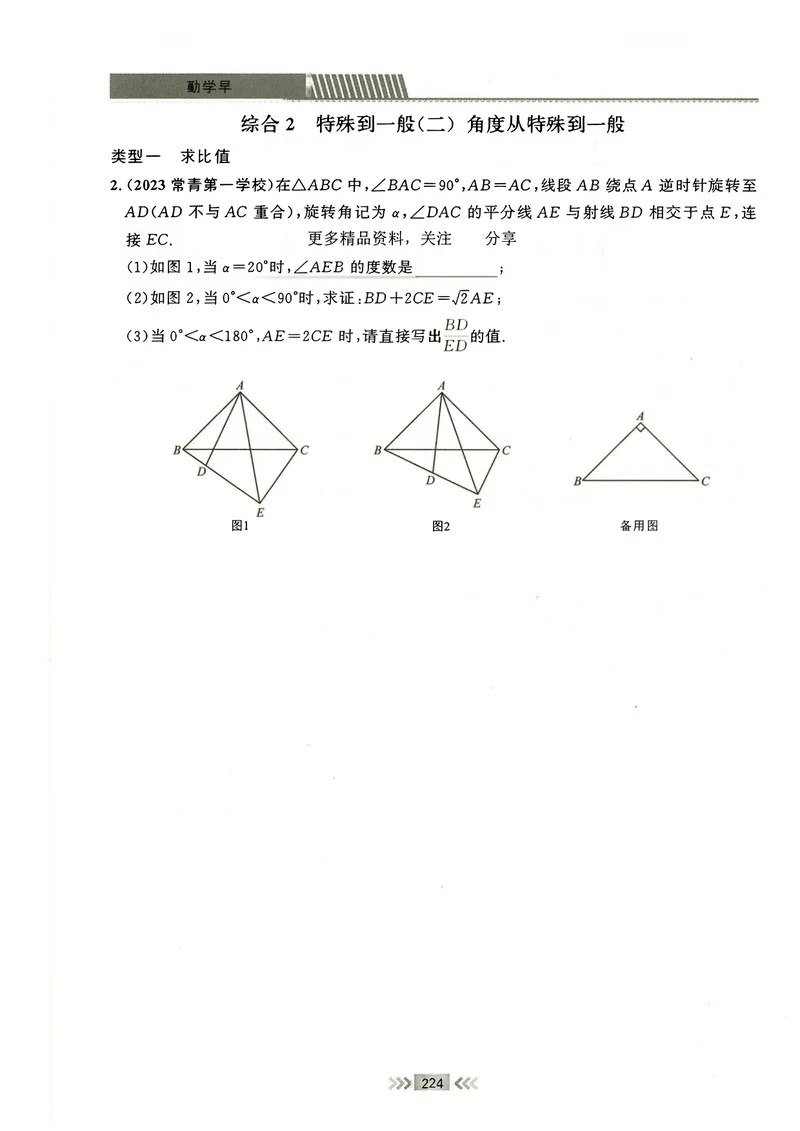 《2024秋九上大综合-学_初中全科目同步习题+精品试卷（7-9年级）_25秋初中数学《同步习题+精品试卷》_初中数学人教版试卷_初中数学人教版7-9年级下册_《名校压轴题》25春》第4页预览