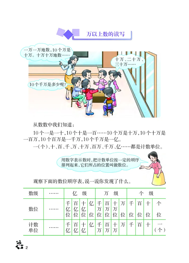 《西师大4年级数学上册高清教材_光塔笔记小学教辅_2025秋电子课本小学科目-新教材_全部版本•小学数学电子课本_西师大小学数学电子课本》第8页预览
