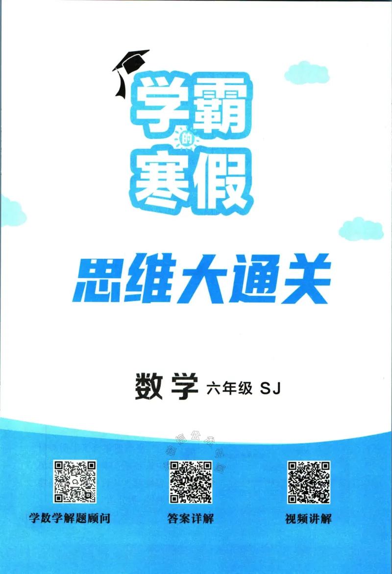 《008.24春苏教版数学学霸寒假思维大通关六年级（有答案）_小学1-6年级全科全套_1-6年级全科下册_六年级_其他补充资料_寒假衔接资料》第2页预览