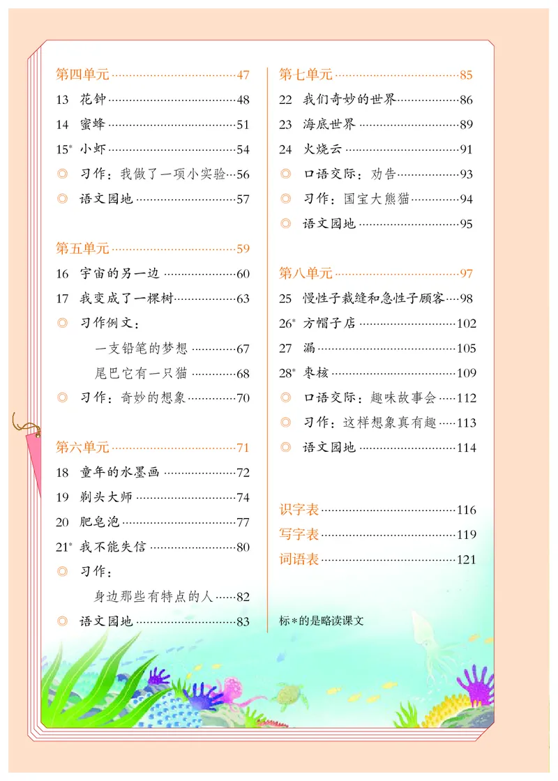 《人教版3年级语文下册高清教材_光塔笔记小学教辅_2025秋电子课本小学科目-新教材_全国统一•小学语文电子课本》第5页预览