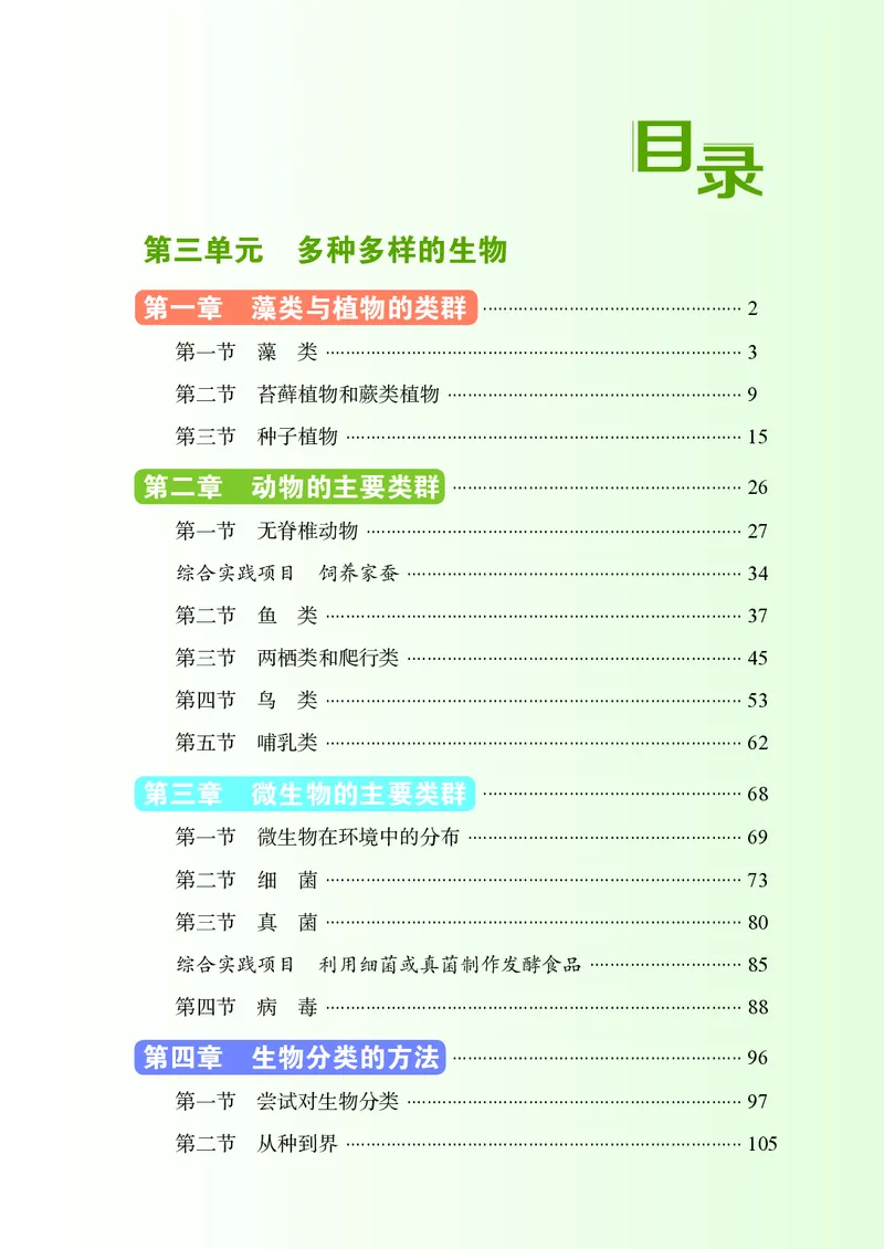 《鲁教版6年级生物下册高清教材_2025秋电子课本初中科目-新教材_全部版本•初中生物电子课本_鲁科版初中生物电子课本》第4页预览