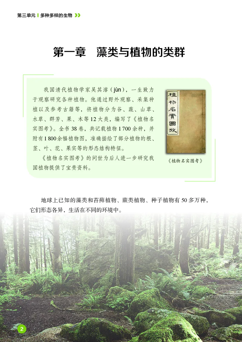 《鲁教版6年级生物下册高清教材_2025秋电子课本初中科目-新教材_全部版本•初中生物电子课本_鲁科版初中生物电子课本》第7页预览