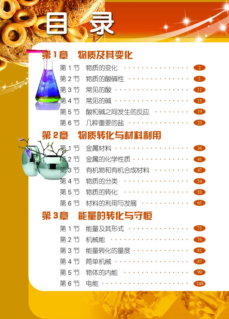 《浙教版九年级上册科学电子课本-社学整理_2025秋电子课本初中科目-新教材_全部版本•初中科学电子课本_浙教版》第5页预览