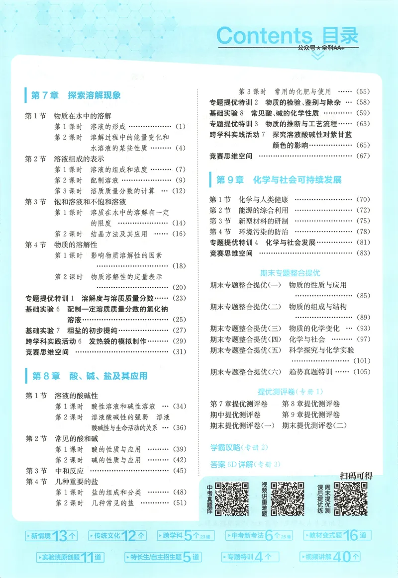 《2025《实验班提优训练》化学9下(沪教)_初中全科目同步习题+精品试卷（7-9年级）_25秋初中化学《同步习题+精品试卷》_初中化学（沪教版）试卷_《实验班提优训练》》第5页预览