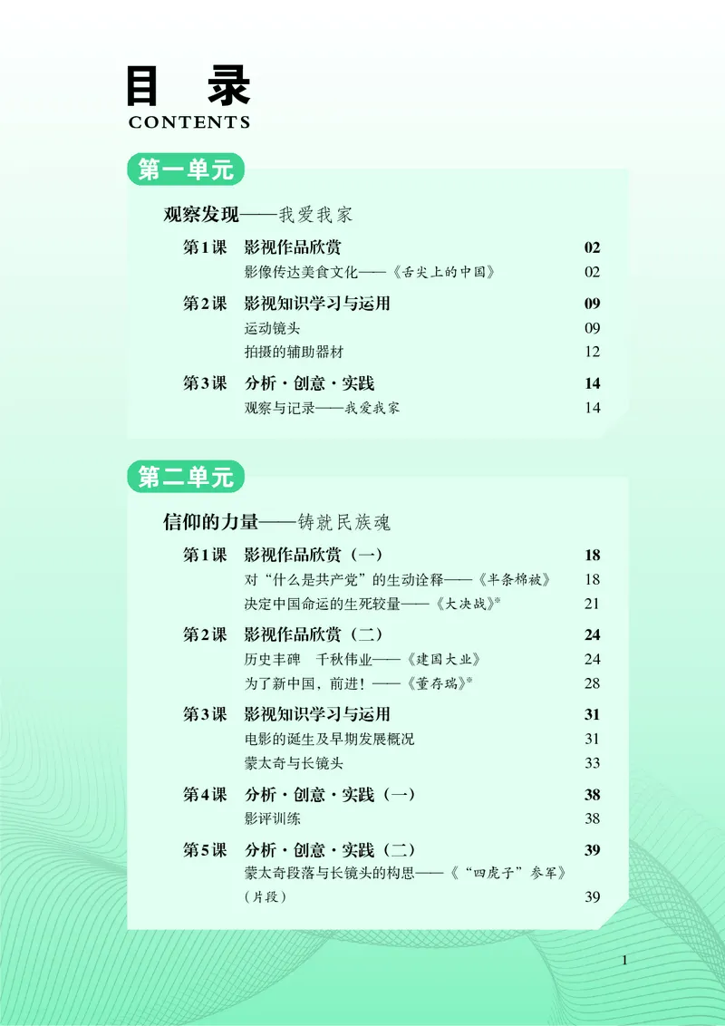 《湘文艺版八年级下册(2025春版)影视电子课本_2025秋电子课本初中科目-新教材_全部版本•初中影视电子课本_湘文艺版》第6页预览