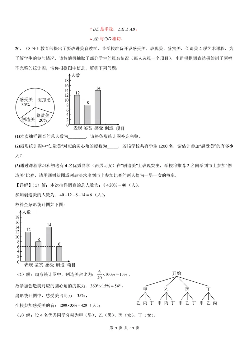 《2025《数学•开学摸底考》九年级解析卷01(人教)_初中全科目同步习题+精品试卷（7-9年级）_25秋初中数学《同步习题+精品试卷》_初中数学人教版试卷_初中数学人教版7-9年级下册》第9页预览