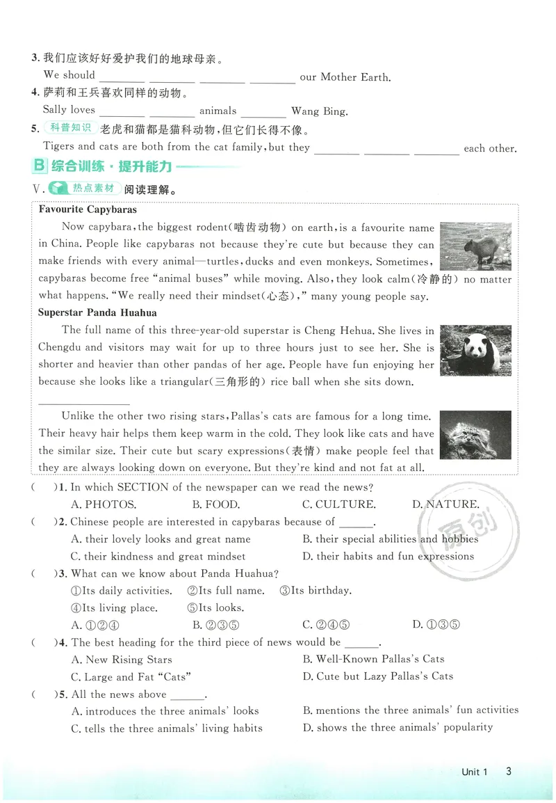 《2025《初中英语•学练优》校本作业(七下)_初中全科目同步习题+精品试卷(7-9年级)_25秋初中英语《同步习题+精品试卷》_初中英语(人教版)试卷_初中英语7-9年级下册_《优翼学练优》25春》第6页预览