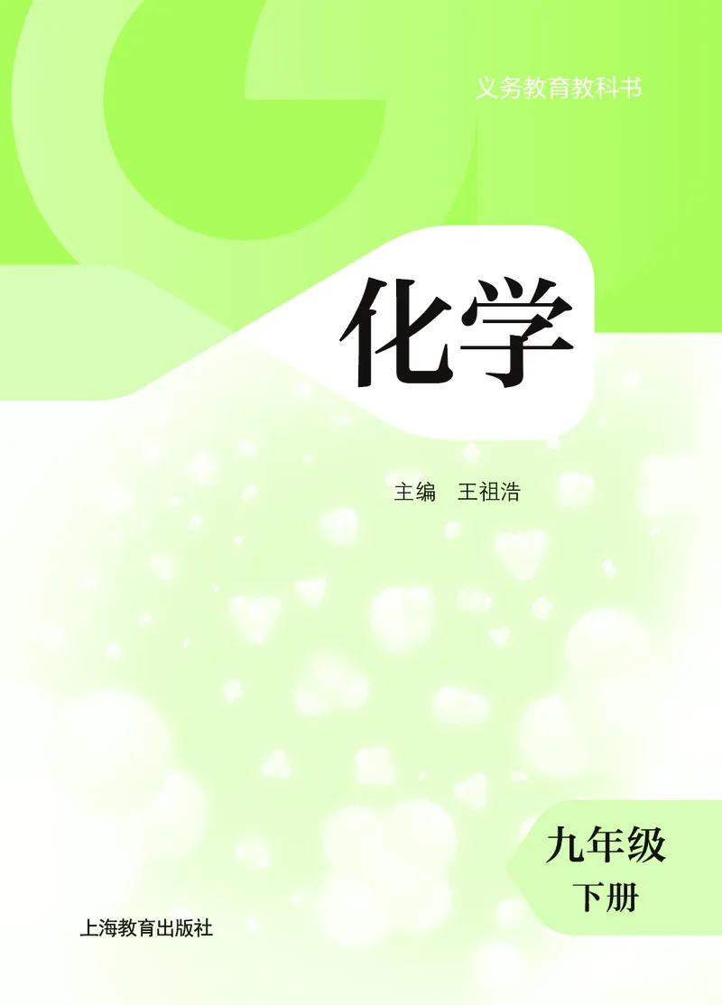《沪教版9年级化学下册高清教材_2025秋电子课本初中科目-新教材_全部版本•初中化学电子课本_沪教版初中化学电子课本》第2页预览