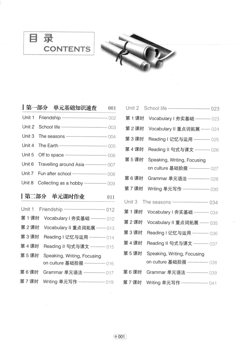 《2025《春如金卷•课时作业本》英语七上_初中全科目同步习题+精品试卷(7-9年级)_25秋初中英语《同步习题+精品试卷》_初中英语(人教版)试卷_初中英语7-9年级上册_《春如金卷》2024秋》第4页预览