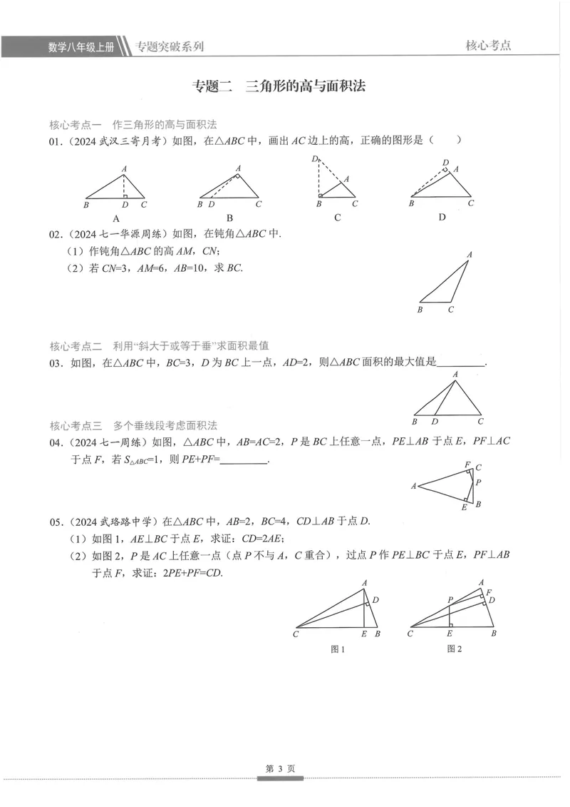 《2025《核心考点》8年级上册(RJ)_初中全科目同步习题+精品试卷(7-9年级)_25秋初中数学《同步习题+精品试卷》_初中数学人教版试卷_初中数学人教版7-9年级上册_《核心考点》24秋》第10页预览